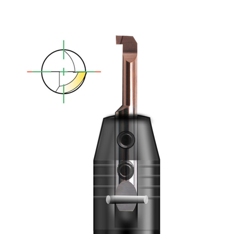 Dahili Soğutma Özel Mikro Boring Aracı Döviz Makinesi için Tungsten Karbid Malzemesi