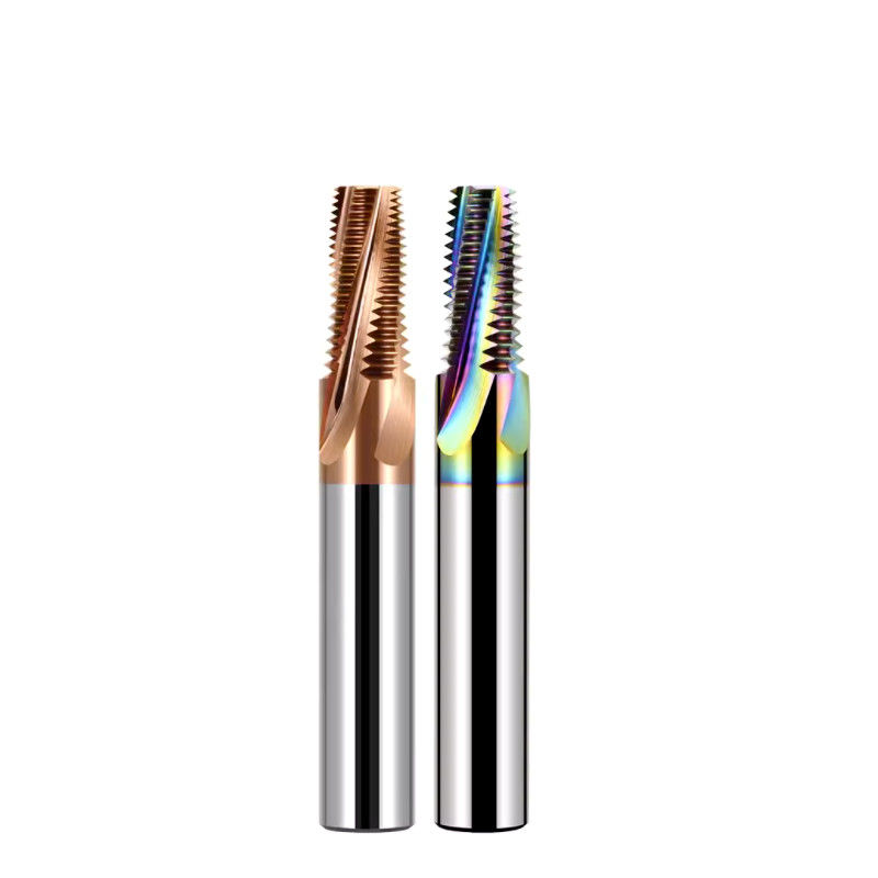 3/8 Karbid iplik freze kesicisi BSPT RC 55 derece bronz nano kaplama ile
