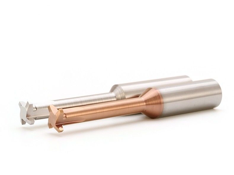 30 derece Trapezoidal Thread frezing Cutter ACME Tr Solid Carbide T Tipi Tek Dişli