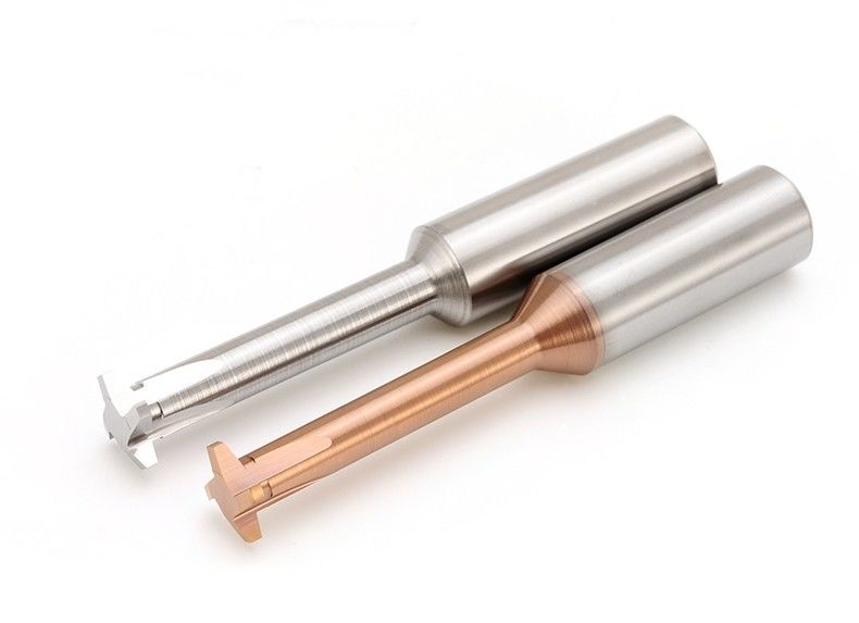 30 derece Trapezoidal Thread frezing Cutter ACME Tr Solid Carbide T Tipi Tek Dişli